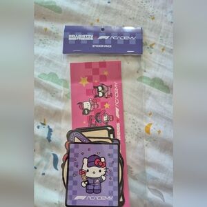 NEW! F1 × Hello kitty Academy Stickers Set